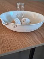 Vintage Laboratorium Porselein: Mengschaal & Kroesjes, Ophalen of Verzenden