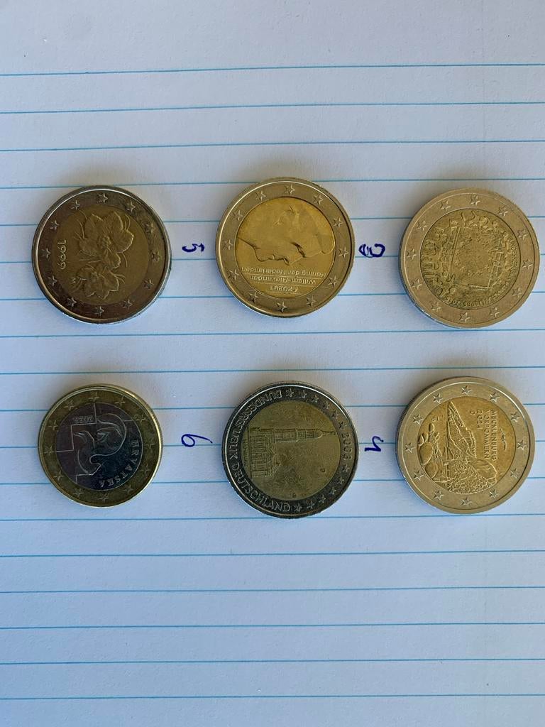 Diverse 2 Euro Munten Collectie - Nederland, Duitsland, Kroa, Postzegels en Munten, Munten | Europa | Euromunten, Ophalen, Overige landen