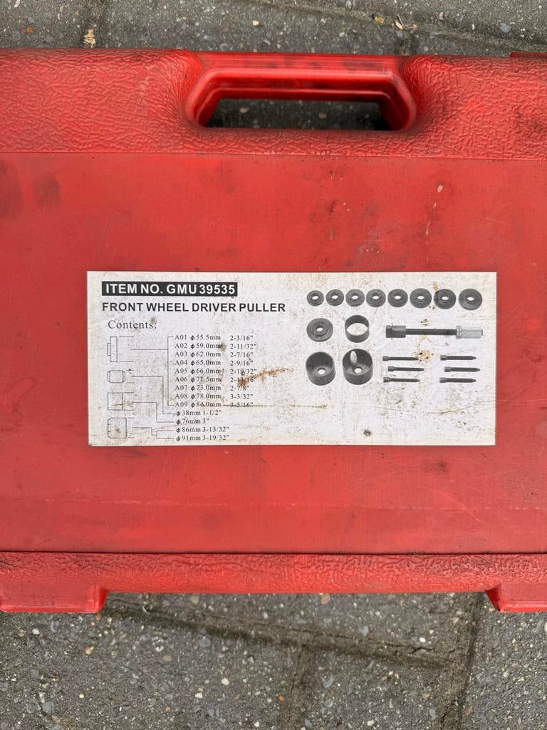 Wiellager Trekker Set - Voorwiel Aandrijving Demontage Geree, .., .., Gebruikt, Ophalen of Verzenden