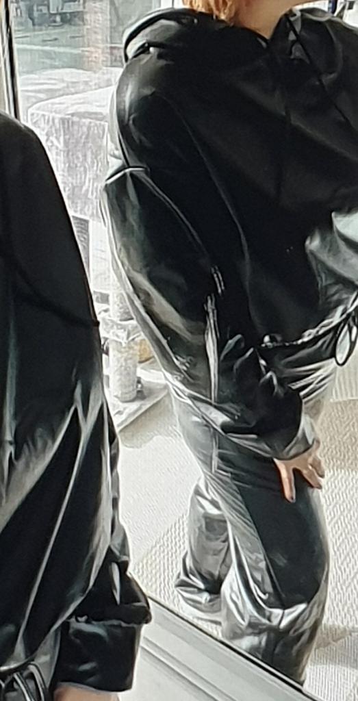 Pu leren huis pak met pu hemd, pu onderbroek,pu sokken,, Kleding | Heren, Broeken en Pantalons, Ophalen of Verzenden, Nieuw, Maat 56/58 (XL)