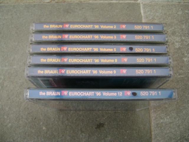 Mooi serie van 6 Braun MTV cd's met de hits van 1996, Ophalen of Verzenden, 1990 - 1999, Zo goed als nieuw