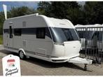 Hobby De Luxe 490 KMF Inc. Mover en Luifel, Caravans en Kamperen, Caravans, Dwarsbed, Hobby, Bedrijf, Treinzit