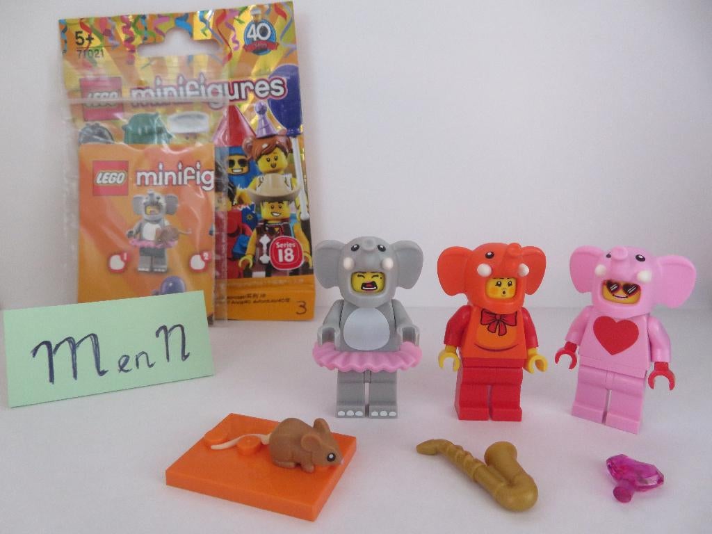 LEGO Poppetje Olifant Minifigures series 18 BAM 2026 2020, Kinderen en Baby's, Speelgoed | Duplo en Lego, Nieuw, Lego, Minifiguur