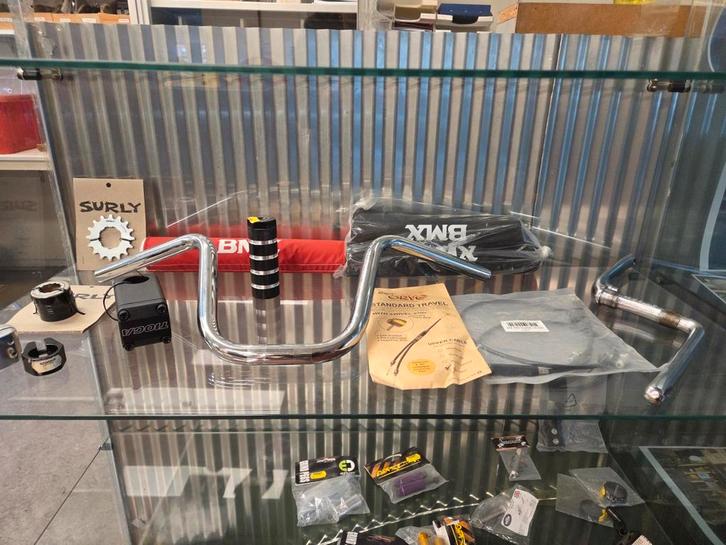 Nieuw! Partij BMX / Freestyle diverse onderdelen, Fietsen en Brommers, Fietsen | Crossfietsen en BMX, Nieuw, 16 tot 20 inch, Staal