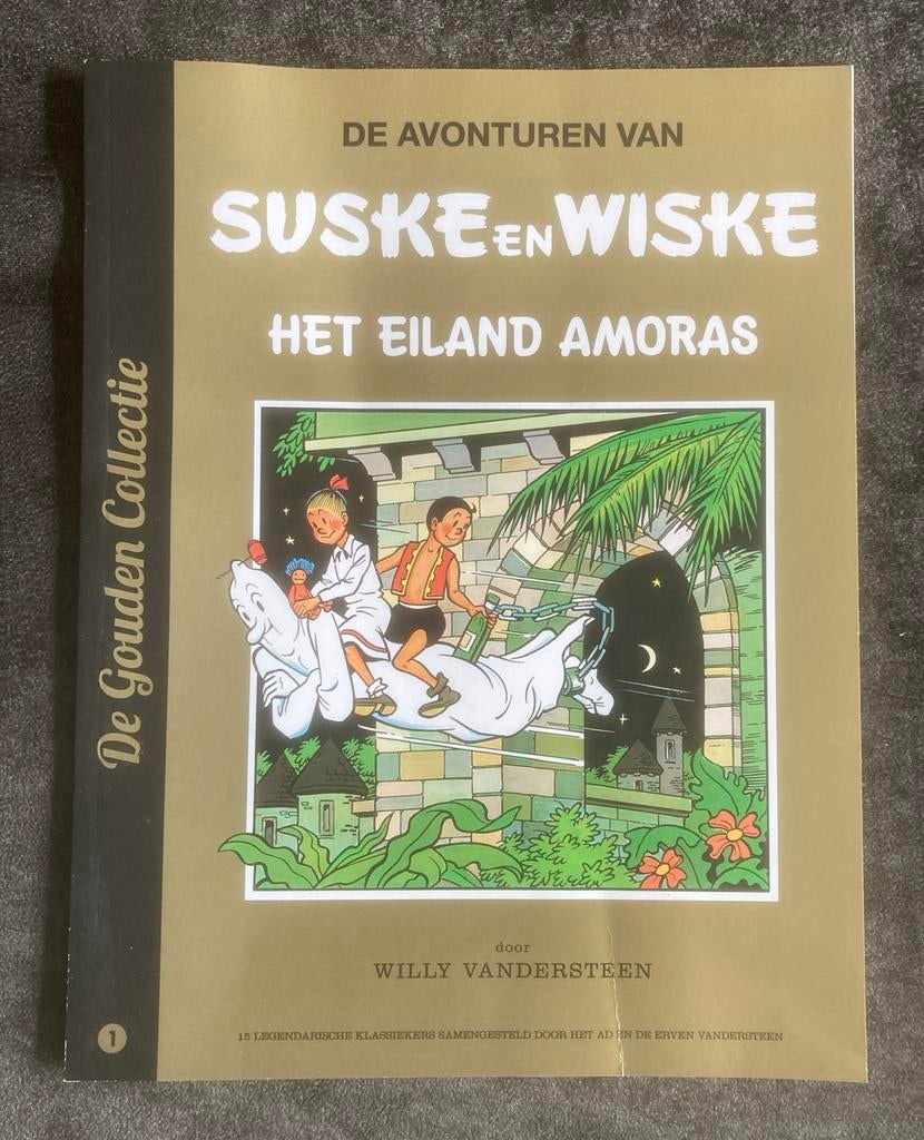 Suske en Wiske: Het Eiland Amoras (De Gouden Collectie), Boeken, Stripboeken, Eén stripboek, Ophalen, Gelezen