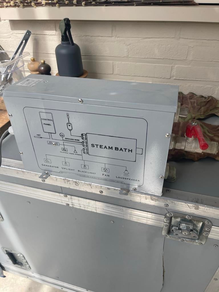 Stoomcabine machine, Ophalen, Gebruikt