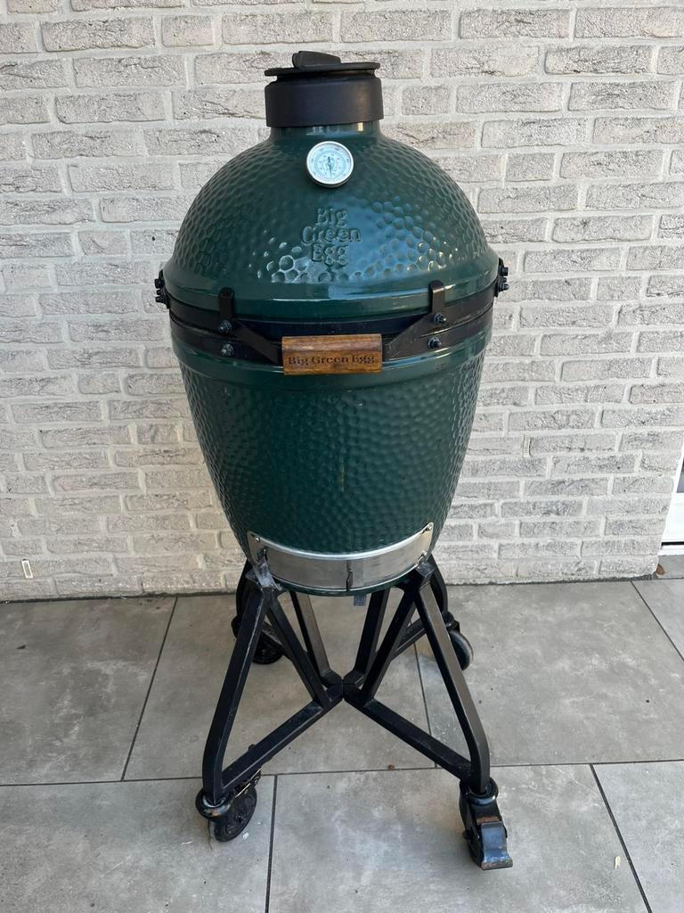 Big Green Egg Medium, Tuin en Terras, Verzenden, Zo goed als nieuw