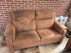 2 en 2,5 zits banken, cognac kleur, Ophalen of Verzenden