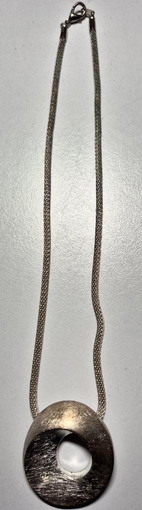 Ketting, Sieraden, Tassen en Uiterlijk, Kettingen, Gebruikt, Ophalen of Verzenden, Zilver, Overige materialen
