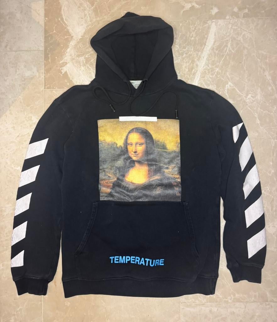 Off-White Mona Lisa Hoodie, Ophalen of Verzenden, Zo goed als nieuw, Maat 46 (S) of kleiner, Zwart