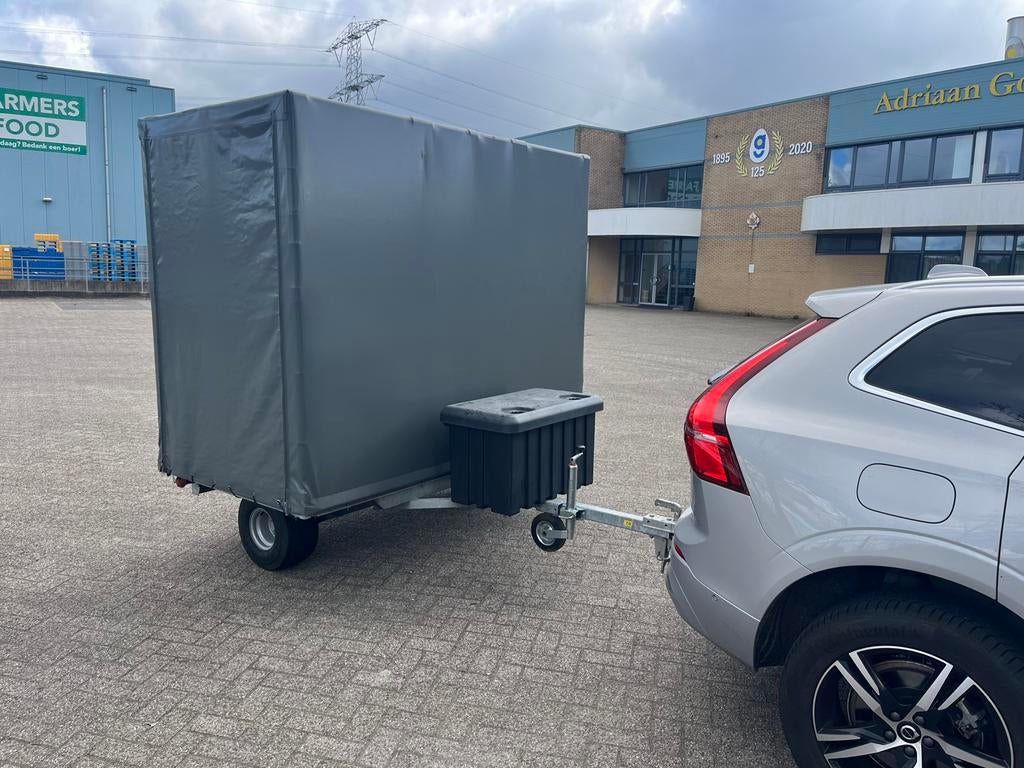 Alko gesloten aanhanger, Auto diversen, Aanhangers en Bagagewagens, Ophalen of Verzenden, Zo goed als nieuw