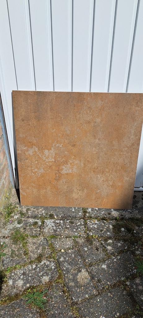 Keramische Cadmiae Copper tegel, 5 stuks 60 x 60 cm, Doe-het-zelf en Verbouw, Tegels, Nieuw, Vloertegels, Keramiek, 60 cm of meer
