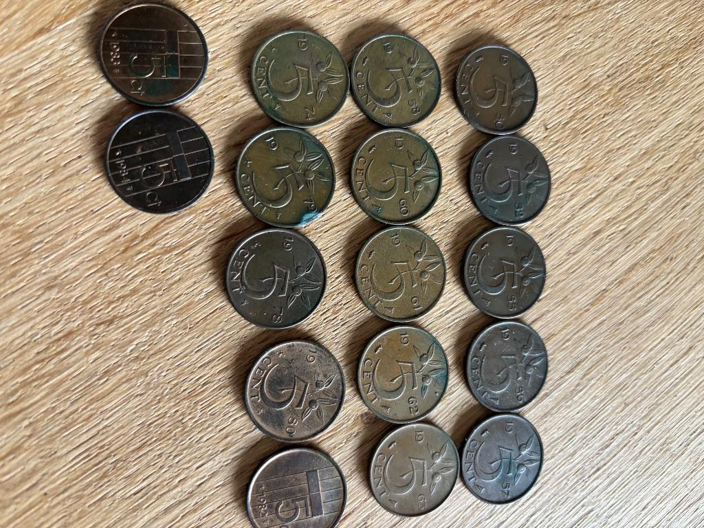 5 cent Nederlandse munten, Postzegels en Munten, Munten | Nederland, Ophalen, Koningin Wilhelmina, 5 cent, Losse munt