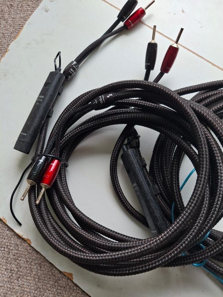 AudioQuest Luidspreker kabel (G0-4) 2X5 meter, Audio, Tv en Foto, Audiokabels en Televisiekabels, Ophalen of Verzenden, Zo goed als nieuw