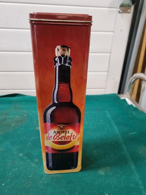 blik de belofte amstel, Verzamelen, Ophalen of Verzenden