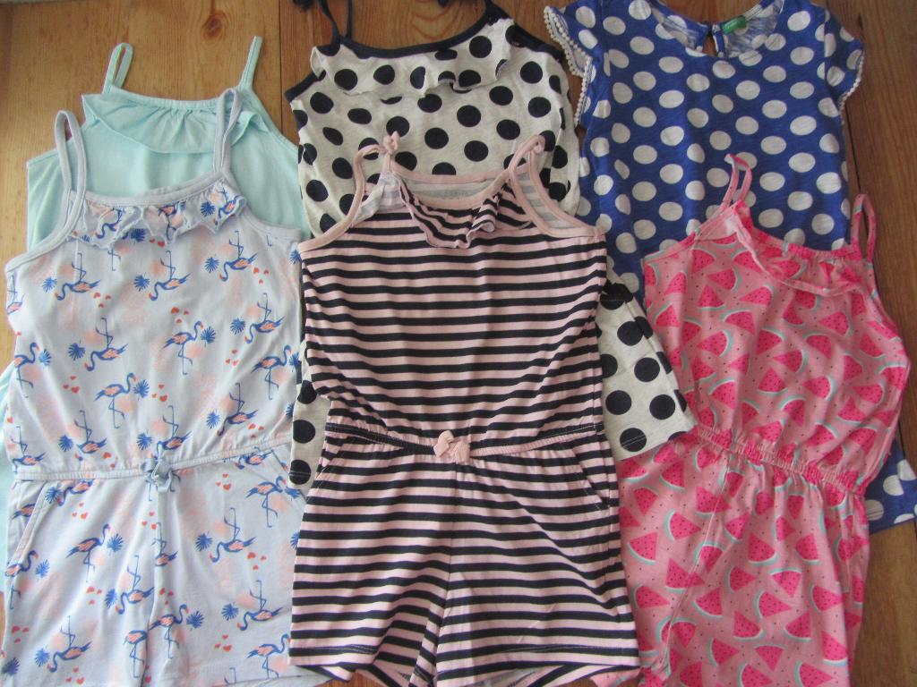 Jumpsuits maat 110-116, Ophalen of Verzenden, Zo goed als nieuw, Meisje, Jurk of Rok