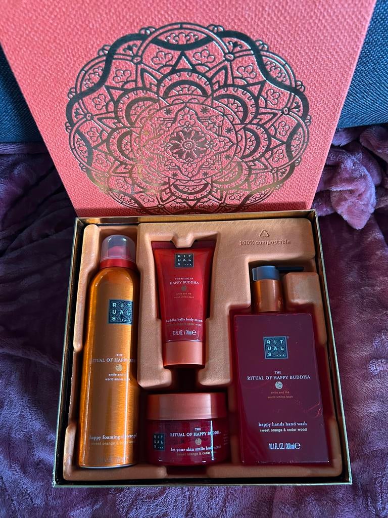 Ritual of Happy Buddha giftset, Ophalen of Verzenden, Nieuw, Bad & Douche