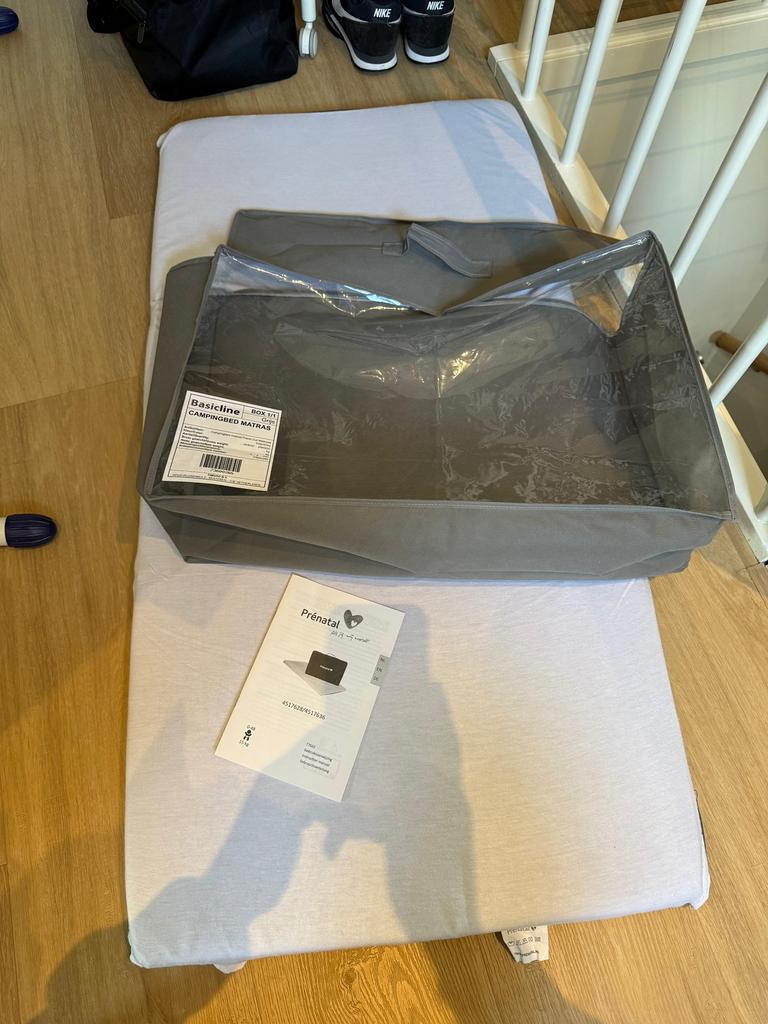 Matras voor campingbedje prenatal, Ophalen, Overige typen, 50 tot 100 cm, Zo goed als nieuw