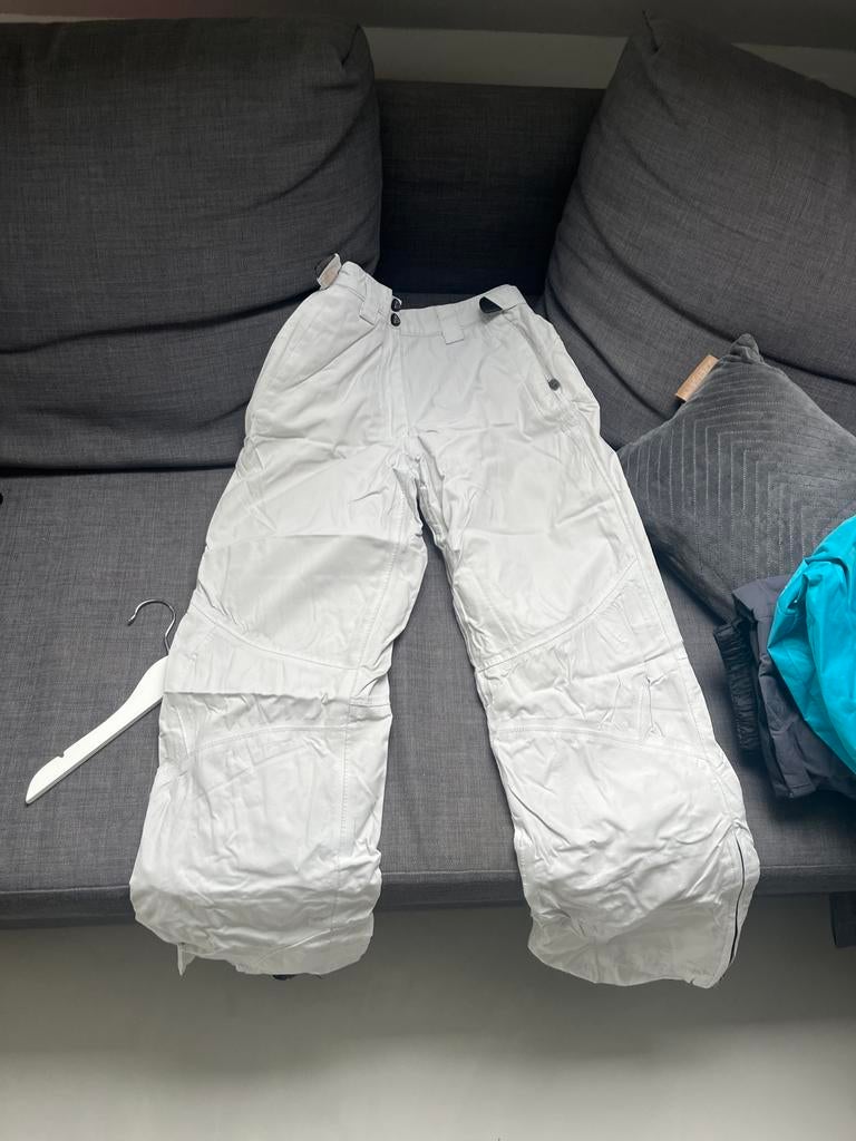Witte INQ Skibroek Dames Maat S, Kleding | Dames, Ophalen of Verzenden, Gedragen, Maat 36 (S), Broek