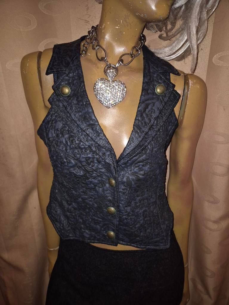 mouwloze top gilet leer van Mandarin&Mint maat  40, Maat 38/40 (M), Mandarin&Mint, Ophalen of Verzenden, Zo goed als nieuw