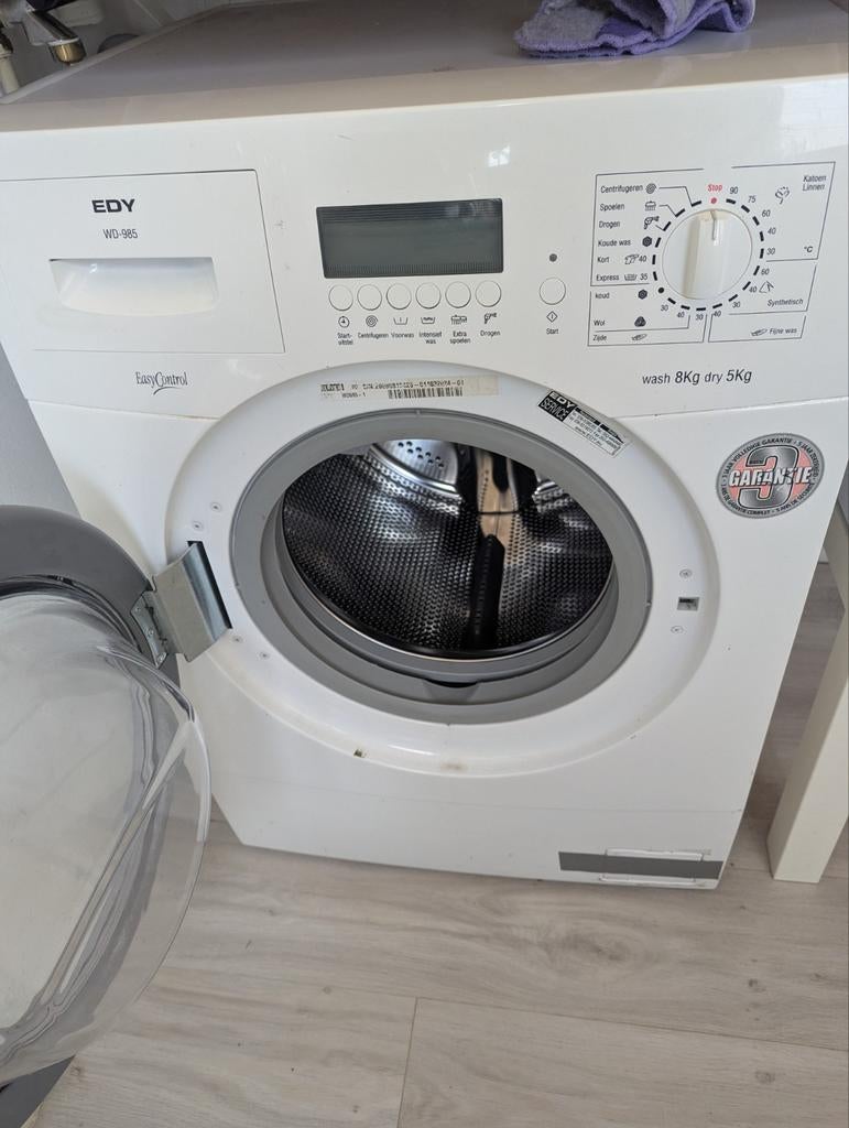 Wasmachine, Witgoed en Apparatuur, Wasmachines, Gebruikt, 85 tot 90 cm, 1200 tot 1600 toeren, Ophalen