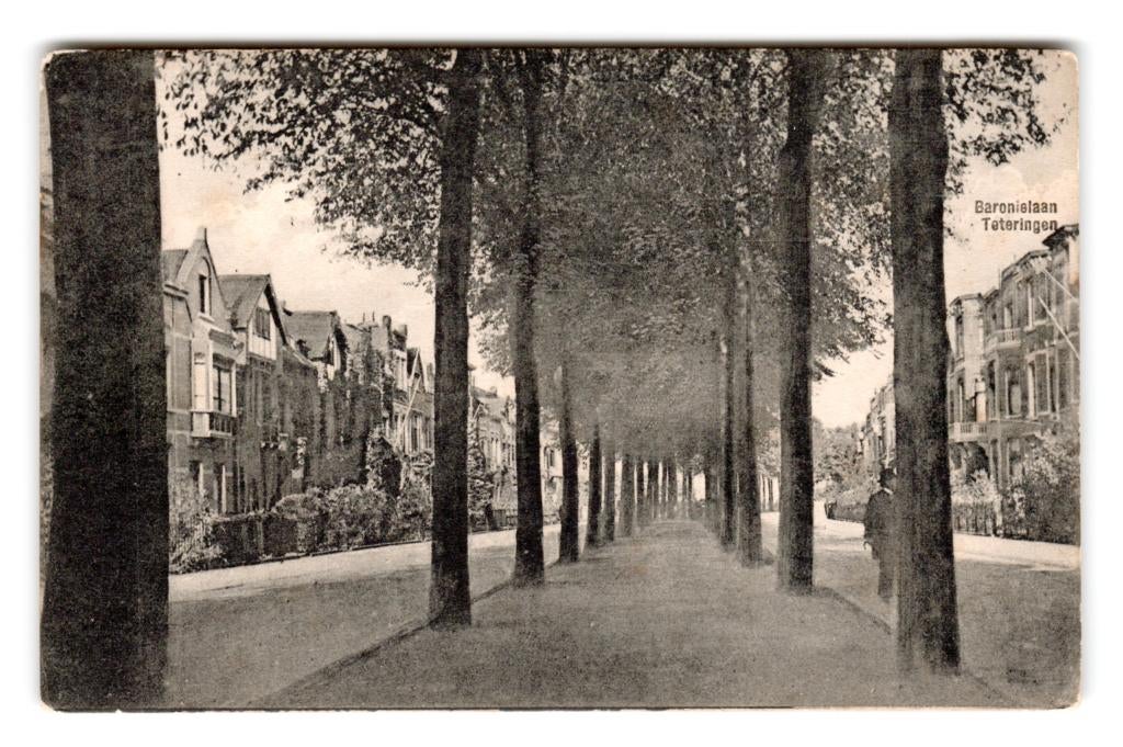 Teteringen, Baronielaan, Verzamelen, Ansichtkaarten | Nederland, Verzenden, 1920 tot 1940, Ongelopen, Noord-Brabant