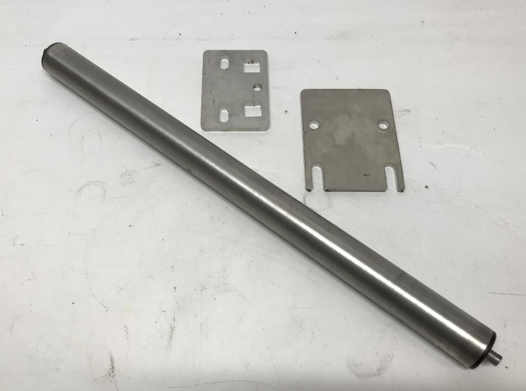 RVS rollen (9x) voor rollenbaan met opname plaatjes (18x), Gebruikt, 250 mm of meer, Overige typen, Ophalen of Verzenden