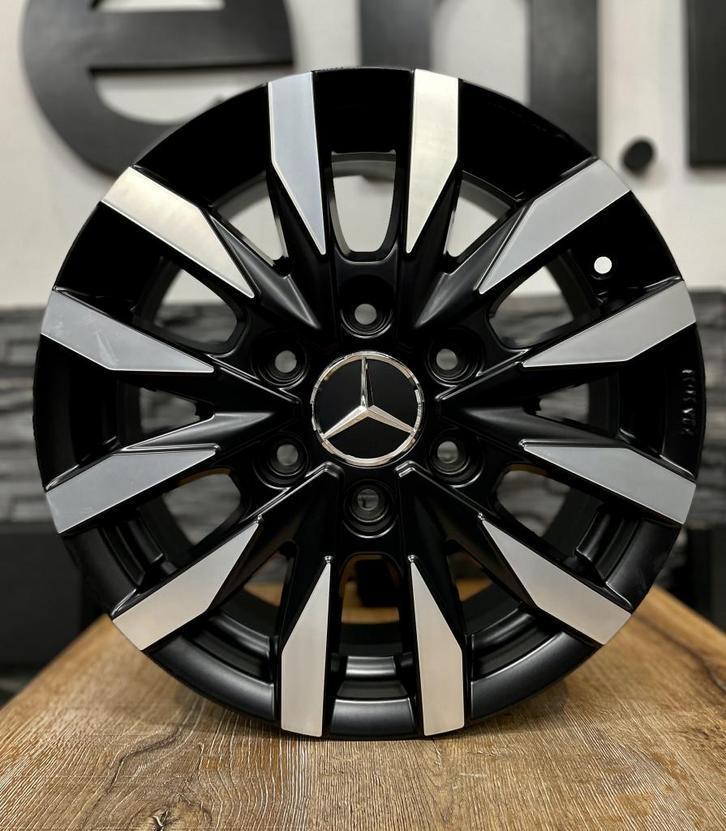 Mercedes Sprinter 16 inch 6x130 matzwart verzwaard!, Auto-onderdelen, Banden en Velgen, Velg(en), 18 inch, Personenwagen, Nieuw