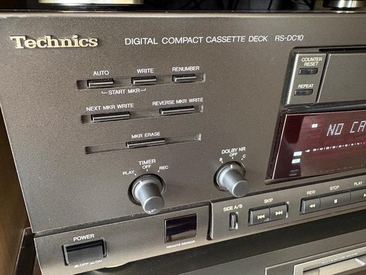 Technics RS-DC10, Audio, Tv en Foto, Cassettedecks, Overige merken, Tiptoetsen, Tape counter, Ophalen
