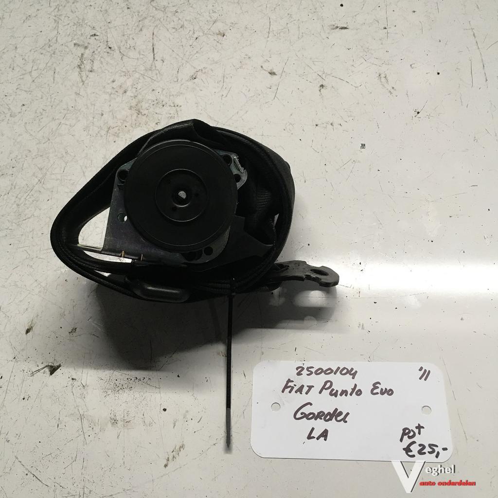 Fiat Punto Evo 5drs  1.3 Diesel 2011 2500104 Gordel Linksach, Gebruikt, -, -, Ophalen of Verzenden