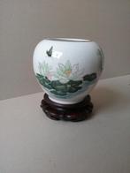 Chinese vaas Liling/houten standaard.Vintage.Pr.per/stuk, Ophalen of Verzenden