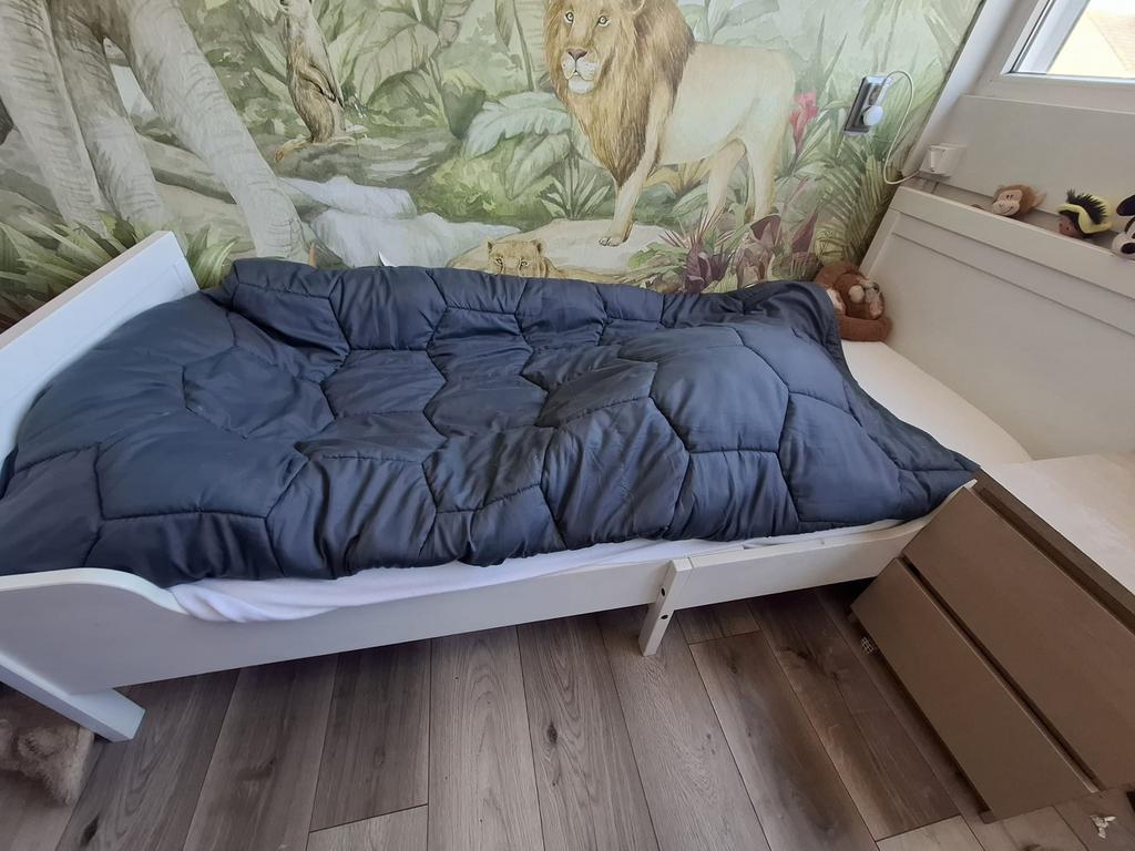 Sundvik meegroeibed incl. Matras, Ophalen, Zo goed als nieuw, 180 cm of meer, 70 tot 85 cm