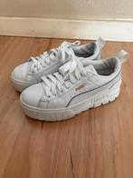 Zgan Witte Puma sneakers mt 38, Wit, Ophalen of Verzenden, Sneakers of Gympen, Zo goed als nieuw