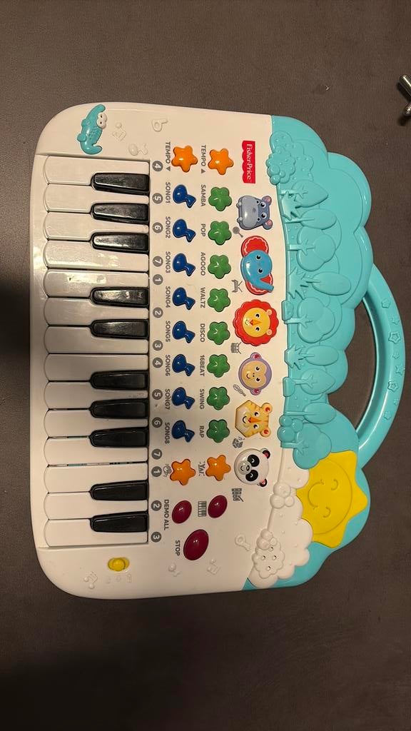 Fisher Price piano, Ophalen, Zo goed als nieuw, Speelset