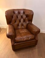 Writer’s chair van Bendic Goor leren fauteuil mancave stoel, Ophalen, Gebruikt, Klassiek, 75 tot 100 cm