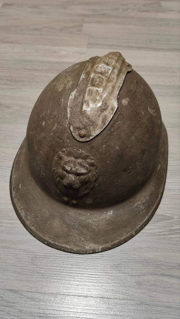 Belgische helm abbl1940, Verzamelen, Ophalen of Verzenden, Landmacht, Overige gebieden, Helm of Baret