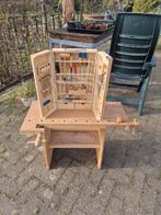 Kinder werkbank hout incl gereedschap, Ophalen, Zo goed als nieuw, Meubelstuk of Keukentje