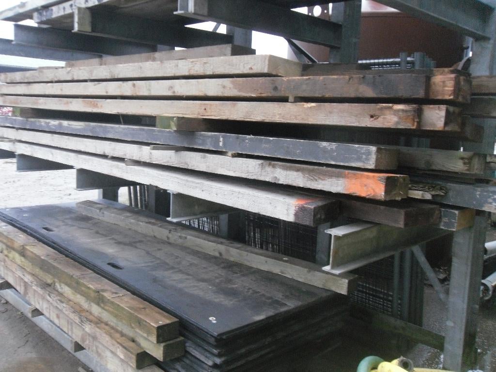 zware balken, Doe-het-zelf en Verbouw, Hout en Planken, Ophalen, Gebruikt, Minder dan 25 mm, Eiken