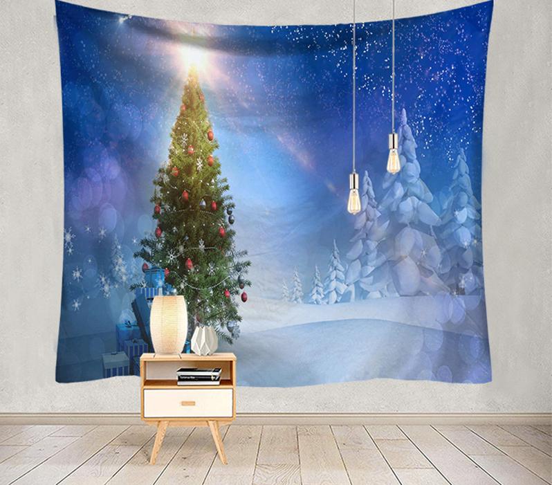 Kerst Wandkleed 3 / 3D Wand Kleed Kerstmis Sneeuw Muurkleed, Verzenden, Nieuw, Rechthoekig, 200 cm of meer