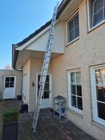 Excelsior professionele steekladder 2x14 treden aluminium, Ophalen