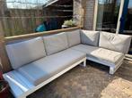 Zo goed als nieuwe Sensa Ibiza Lounge hoekbank wit/grijs, Ophalen, Zo goed als nieuw, Loungeset, Bank