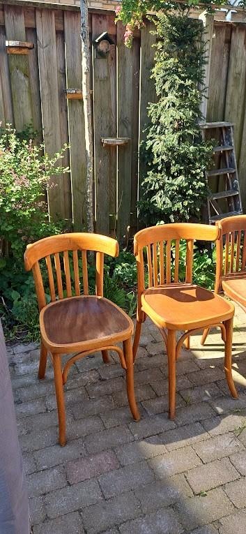 café stoelen thonet stoelen vintage, Ophalen, Gebruikt, Bruin, Vier