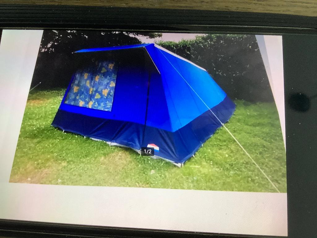 Cabanon tent, Ophalen, Gebruikt