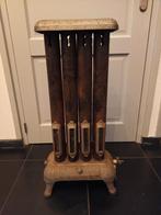 antieke gietijzeren gaskachel radiator blikvanger, Gebruikt, Gas, Ophalen of Verzenden, Nvt