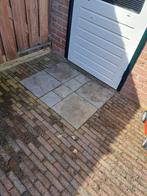 Ongeveer 44m2 waaltjes en 11m2 chinese hardsteen tegels, Tuin en Terras, Ophalen, Gebruikt, Natuursteen, Terrastegels