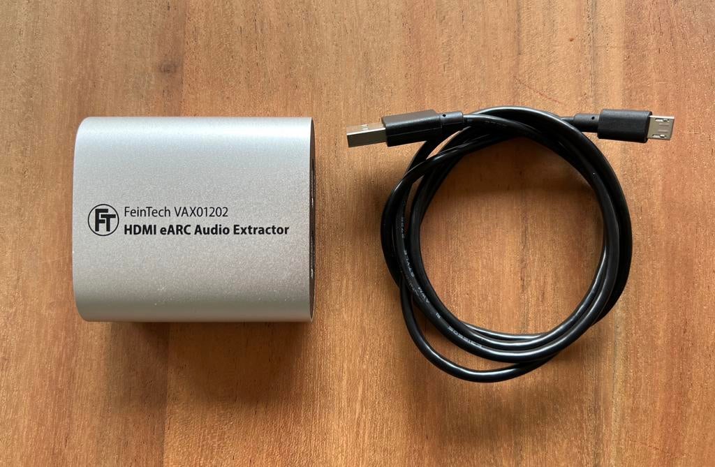 FeinTech VAX01202 HDMI eARC Audio Extractor & Splitter, Ophalen of Verzenden, Zo goed als nieuw
