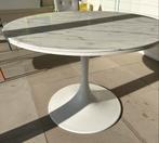 Tulliptafel met composietblad, doorsnede 1.10m, Overige materialen, 100 tot 150 cm, Rond, Ophalen of Verzenden