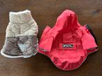 Regenjas en warm jasje voor pup of chihuahua, Dieren en Toebehoren, Ophalen of Verzenden, Zo goed als nieuw, Hondenjas