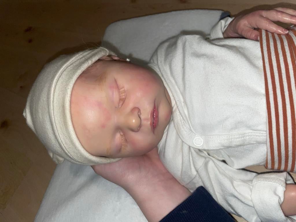 Mooi Reborn Meisje - Realistische Babypop, Ophalen of Verzenden, Zo goed als nieuw, Babypop