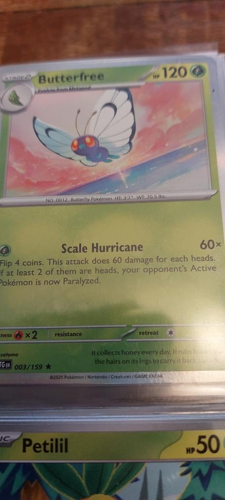 Butterfree 03 journey together pokemon, Ophalen of Verzenden, Zo goed als nieuw